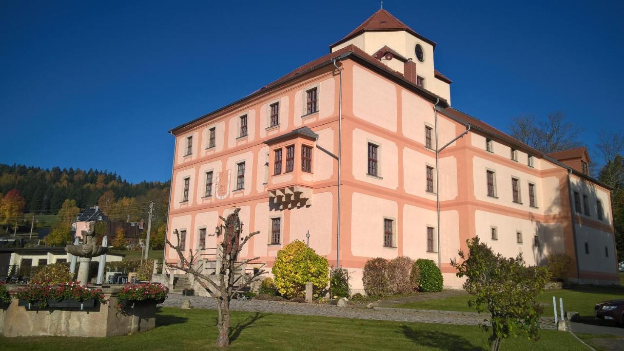 באד בראמבאך Hotel Garni Schloss Schoenberg מראה חיצוני תמונה
